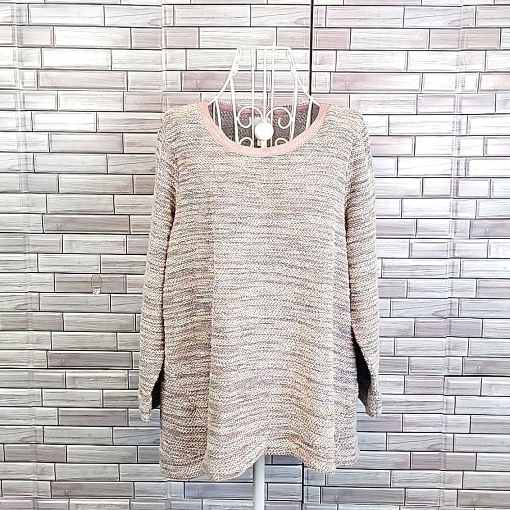 Sunday by Dressbarn multi color pullover sweater Size 2X